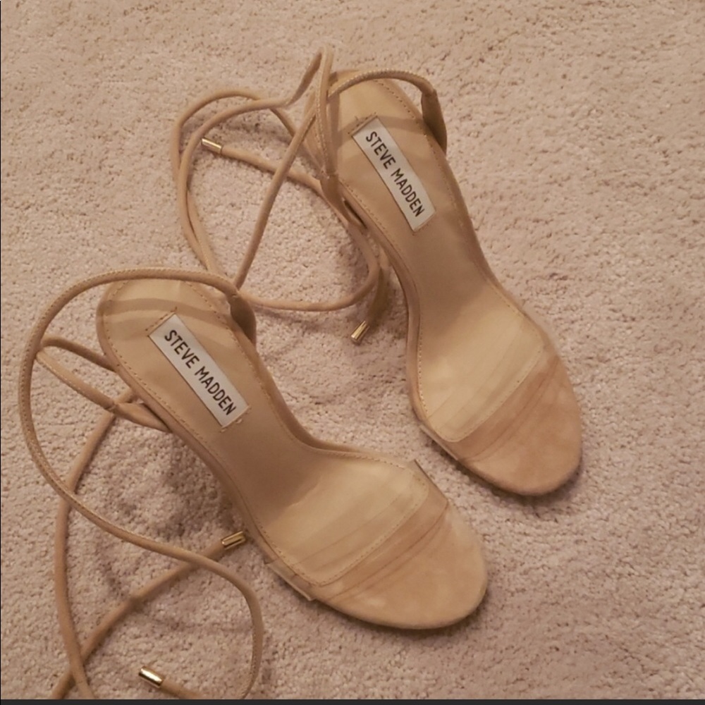 Steve Madden lyla lace up heels. Worn once